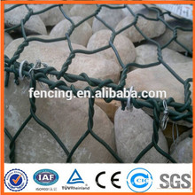 mur de roche de cage de fil de boîte de Gabion enduit par PVC